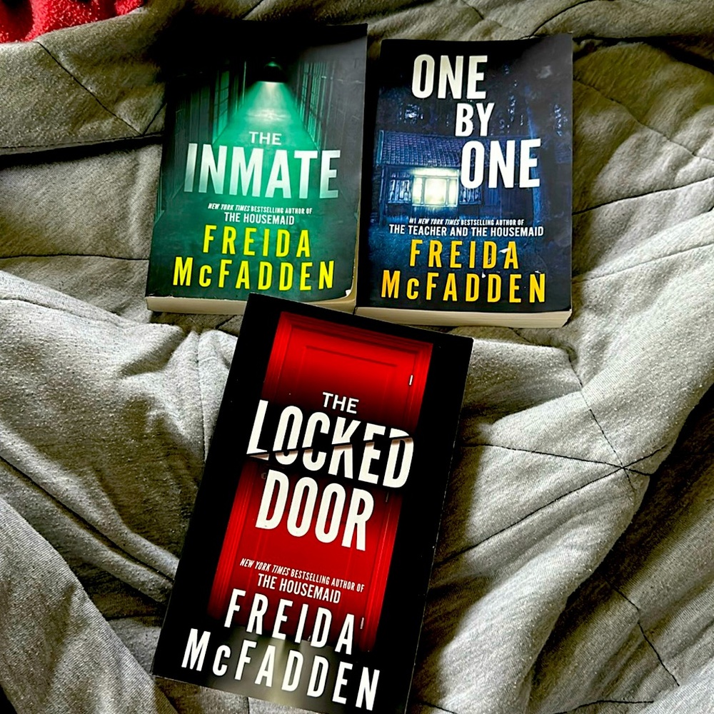 Three Frieda McFadden books!!! So good!